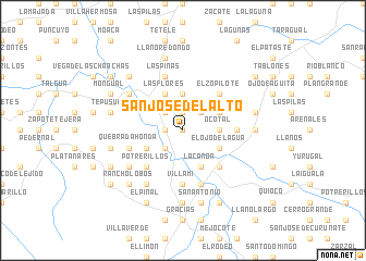 map of San José del Alto