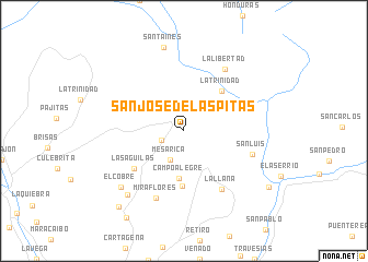 map of San José de Las Pitas