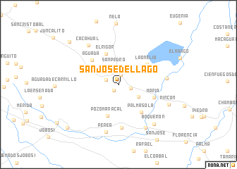 map of San José del Lago