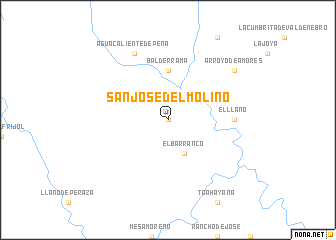 map of San José del Molino