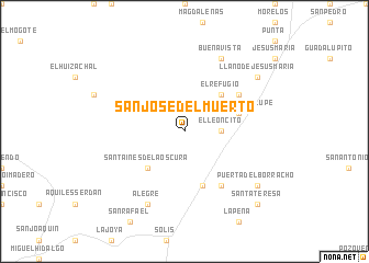 map of San Josédel Muerto