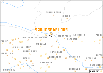 map of San José del Nus