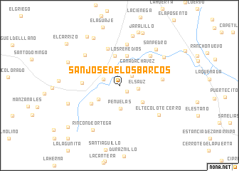 map of San José de los Barcos