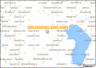 map of San José de Los Planes