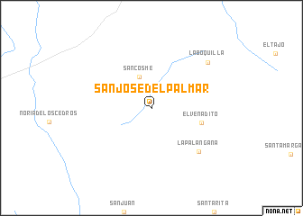 map of San José del Palmar