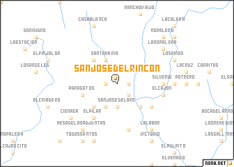 map of San José del Rincón