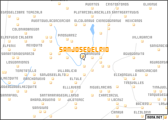 map of San José del Río