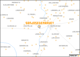 map of San José de Mapuey