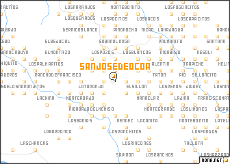 map of San José de Ocoa