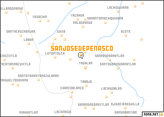 map of San José de Peñasco