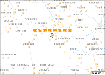 map of San José de Soledad