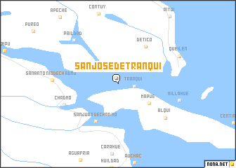 map of San José de Tranqui
