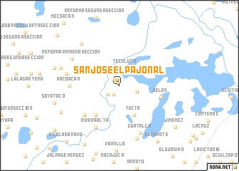 map of San José El Pajonal