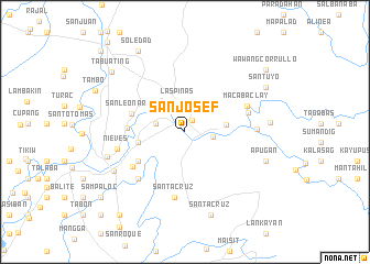 map of San Josef