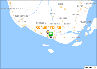 map of San Jose Gusu