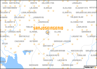 map of San José Ingenio