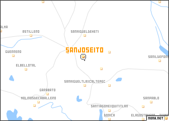 map of San José Itó