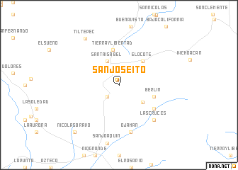 map of San Joseíto