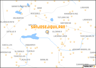 map of San José Jiquilpan