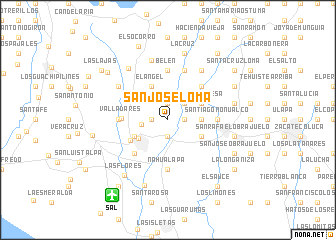 map of San José Loma