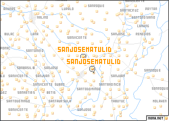 map of San José Matulid