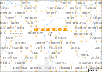 map of San José Nacahuil