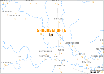 map of San Jose Norte