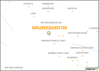 map of San José Quiañitas