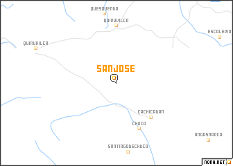 map of San José