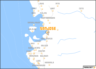 map of San Jose