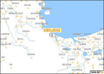 map of San Jose