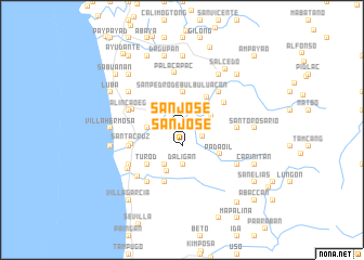 map of San Jose