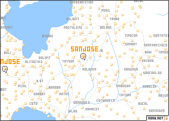 map of San Jose