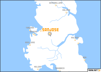 map of San Jose