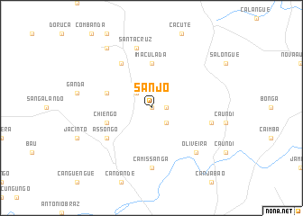 map of Sanjo