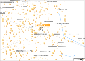 map of Sanjrāni