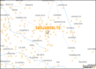 map of San Juan Alto