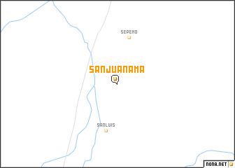 map of San Juanama
