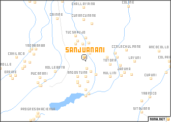 map of Sanjuanani