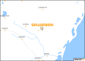 map of San Juan Bank