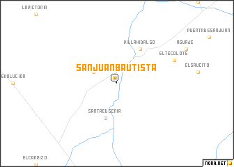 map of San Juan Bautista