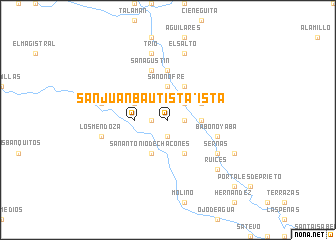 map of San Juan Bautista