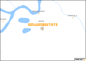 map of San Juan Bautista