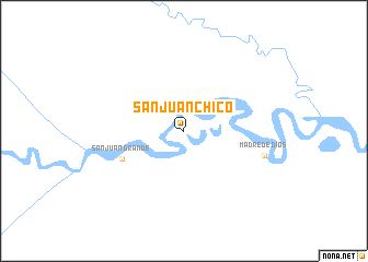 map of San Juan Chico