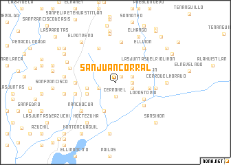 map of San Juan Corral