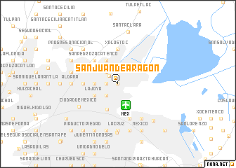 map of San Juan de Aragón