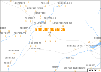 map of San Juan de Dios