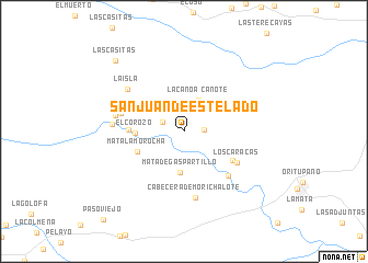 map of San Juan de Este Lado