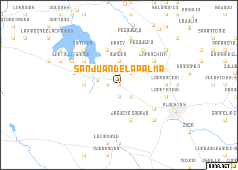 map of San Juan de la Palma