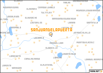 map of San Juan de la Puerta